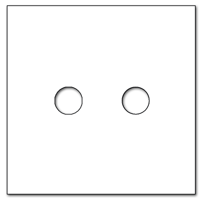 Frame for TV-FM use. Painted in the RAL color of your choise.