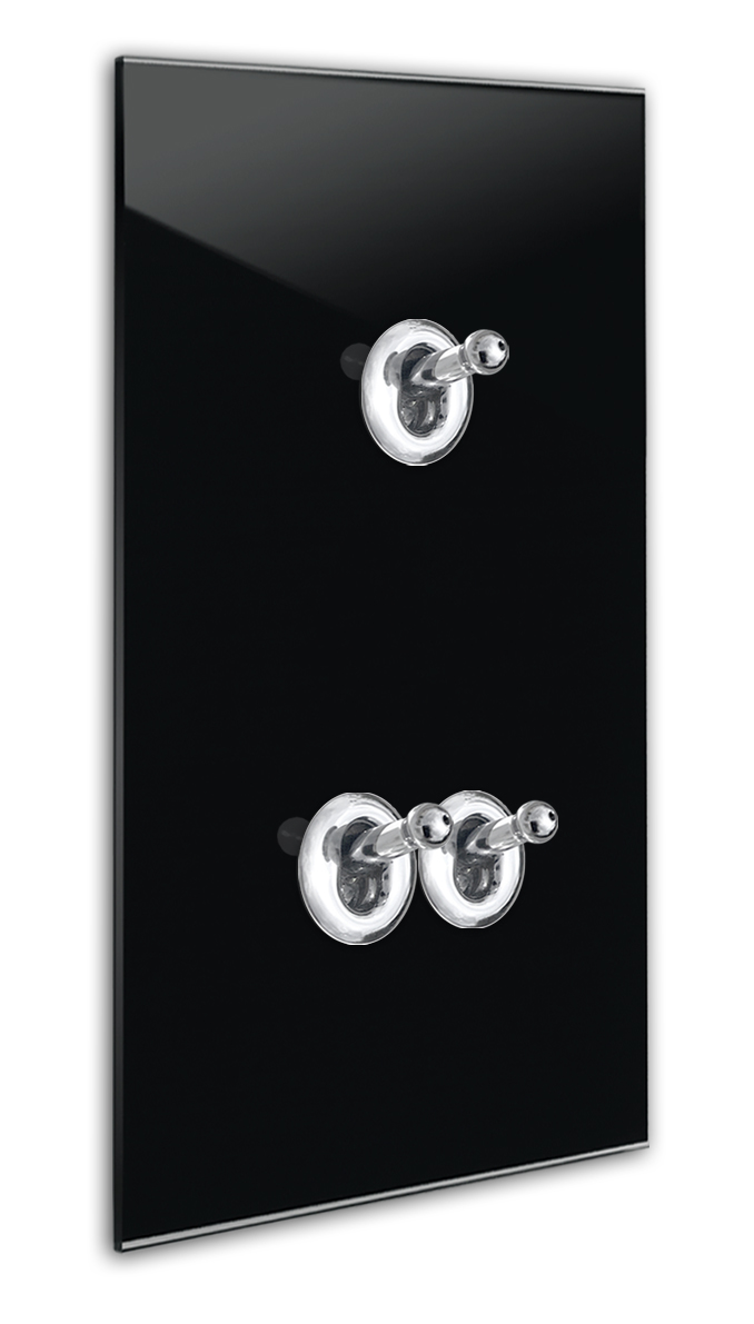 Retro switch in glass look CAMBRIDGE