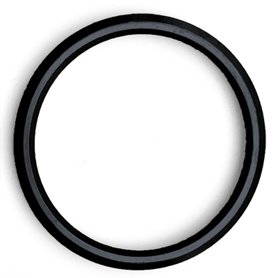 Ring Steckdosen Einfassung Metall Schwarz glänzend lackiert
