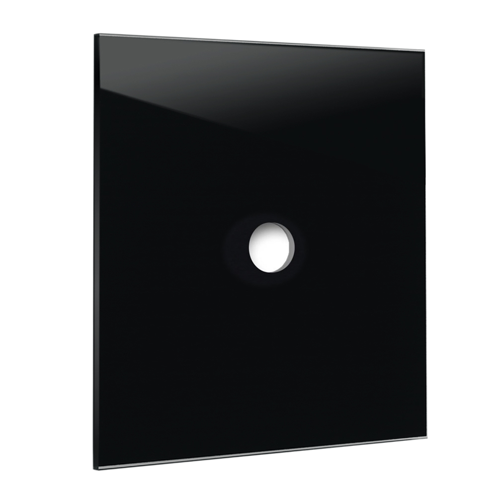 Blende YORK Schwarz Glasoptik 1-fach von ROHDE+ROHDE