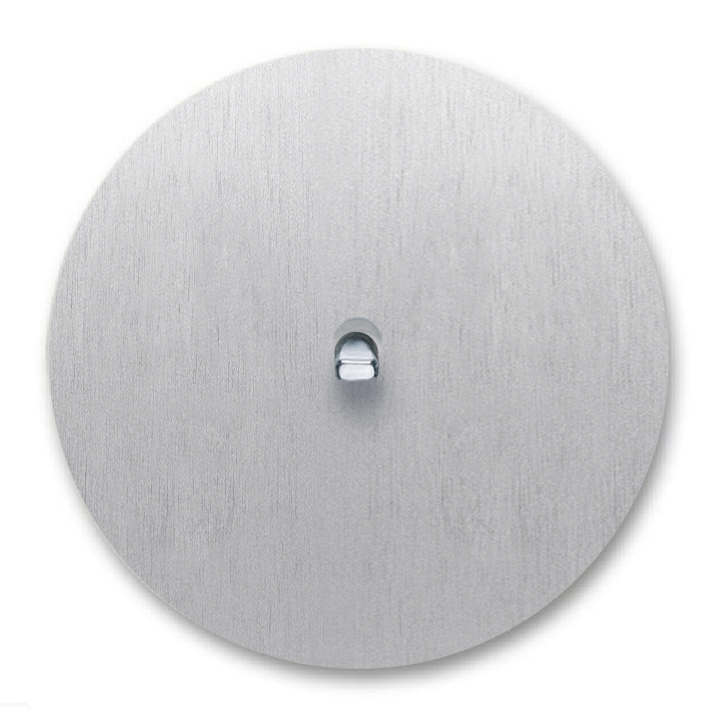 Kipphebel-Lichtschalter Metall Aluminium Chrom 1-fach. Round Series