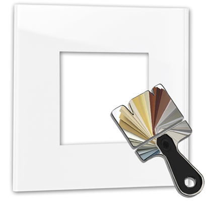 Rahmen MAXIM 1-fach in Farrow & Ball-Farbe.