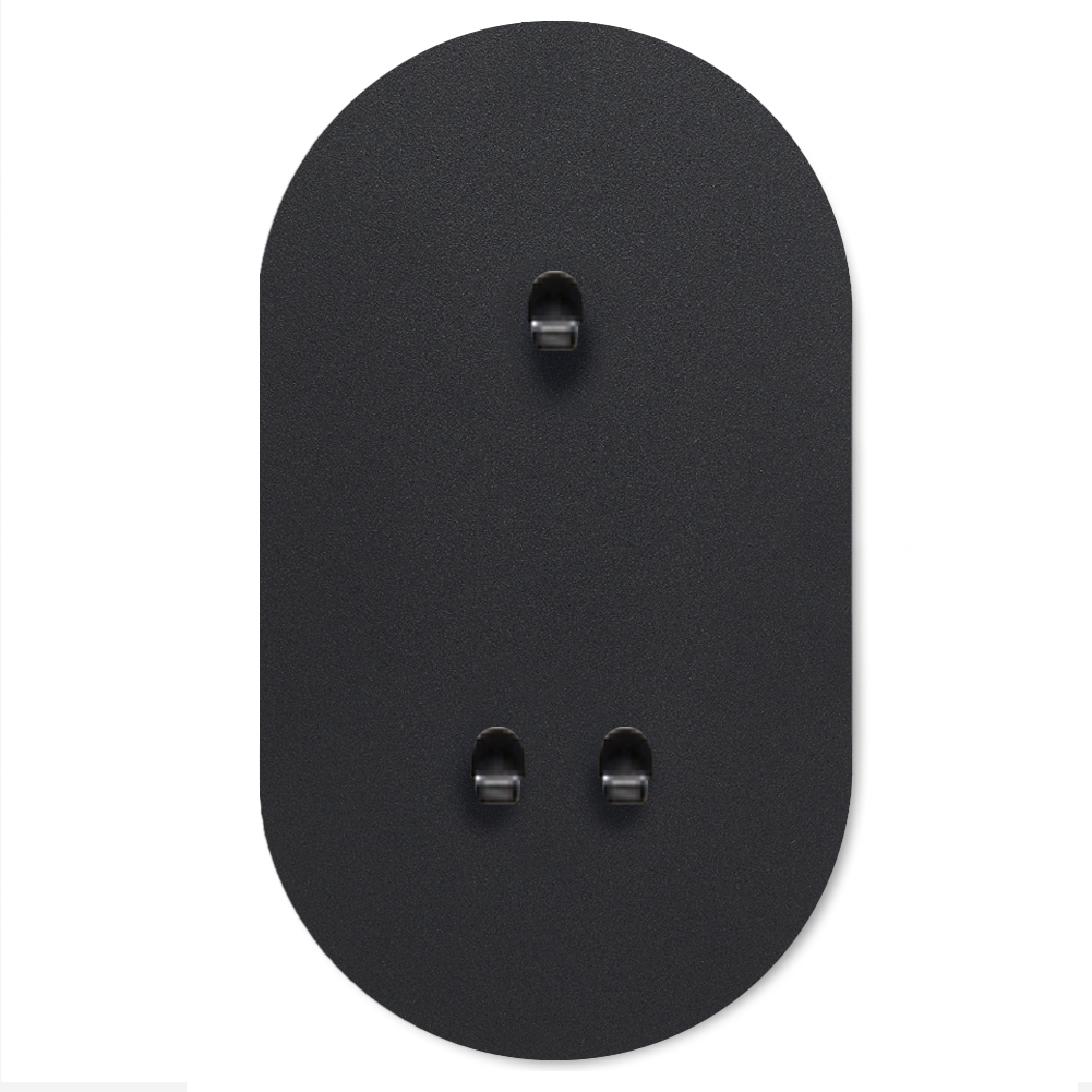 Toggle switch metal matte black 3 gang 2 way. Round Series