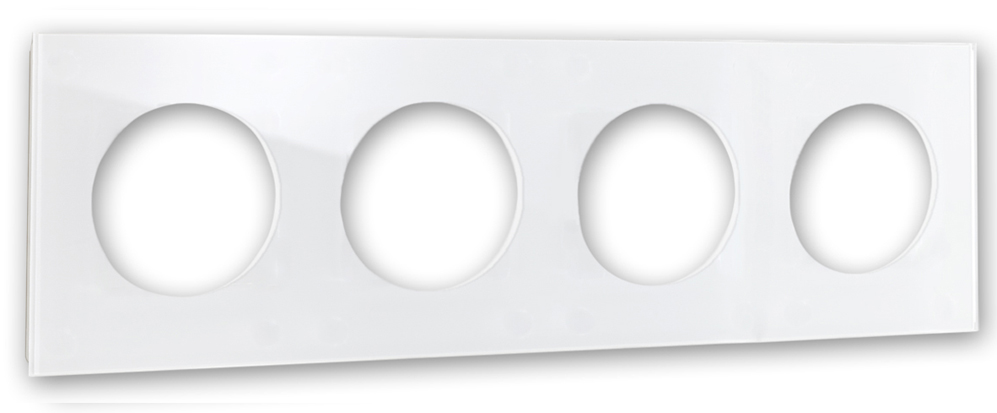 Frame MAXIM with 4 round cutouts. Farrow & Ball color. ROHDE+ROHDE